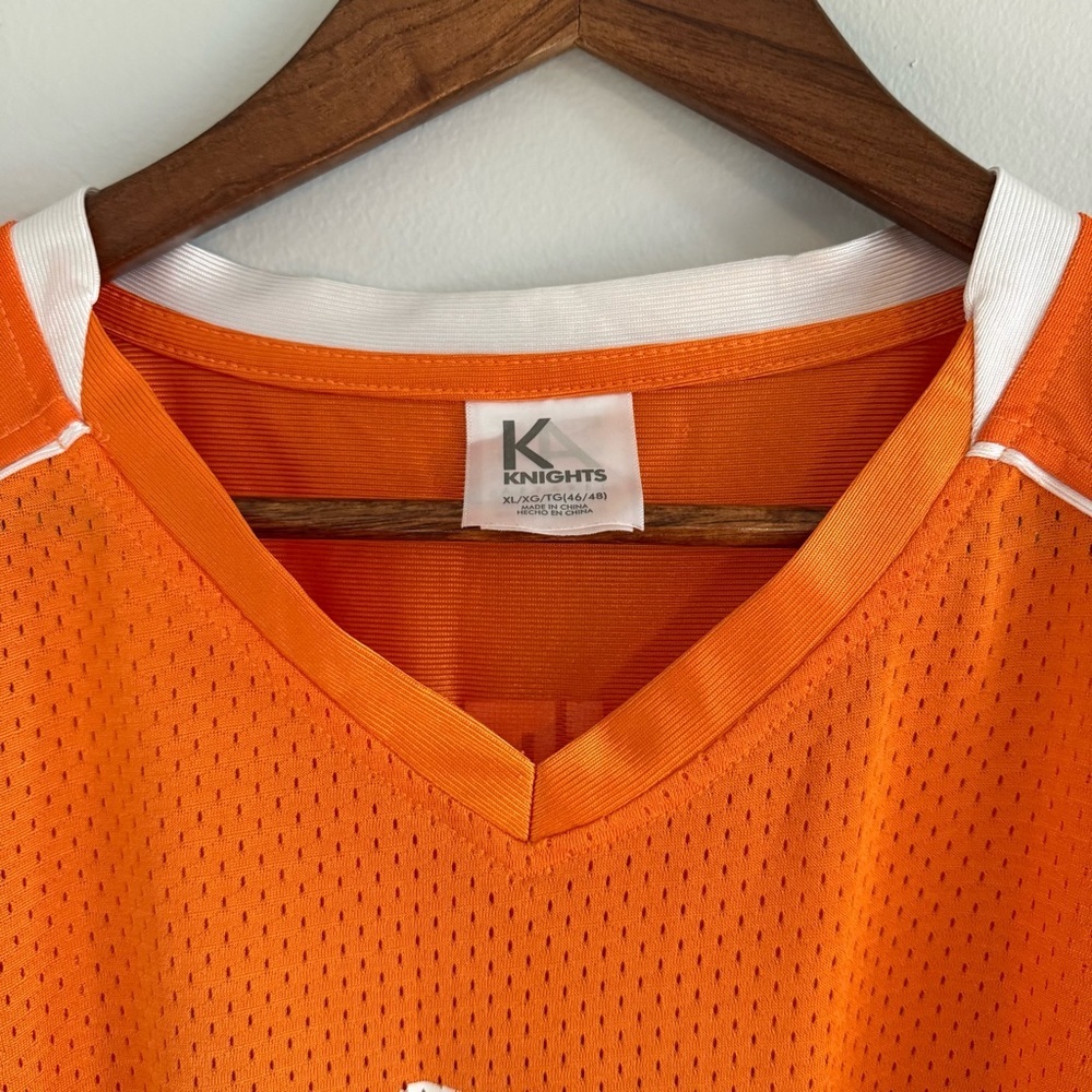 Men's Tennessee Orange V-Neck Football Jersey - Picture 4 of 9